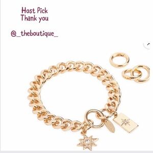 New Ettika Starry Charms bracelet with dust bag